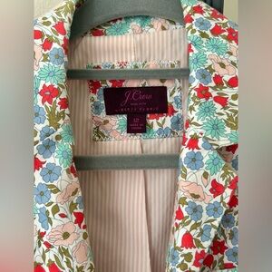 J. Crew Liberty Fabric ‘Campbell Blazer’ in Floral - Size 12